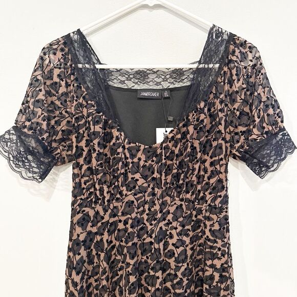 NEW Jawbreaker cheetah lace midi dress - Picture 6 of 6